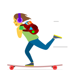 skateboard on platform Skype