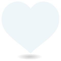 white heart on platform Skype