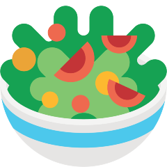 green salad on platform Skype