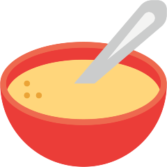 bowl with spoon on platform Skype