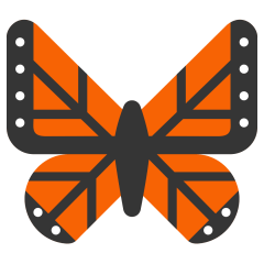 butterfly on platform Skype