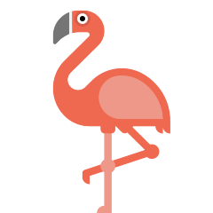 flamingo on platform Skype