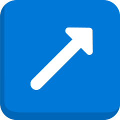 up-right arrow on platform Skype