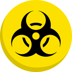 biohazard sign on platform Skype