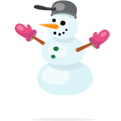 snowman without snow on platform Skype
