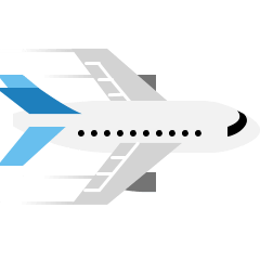 airplane on platform Skype
