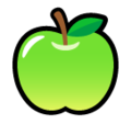 green apple on platform Softbank