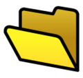 open file folder on platform Softbank