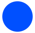 blue circle on platform Softbank