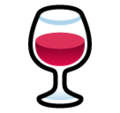 wine glass on platform Softbank