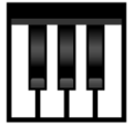 musical keyboard on platform Softbank