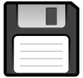 floppy disk on platform Softbank