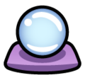 crystal ball on platform Softbank