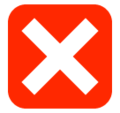 cross mark button on platform Softbank