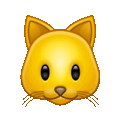 cat face on platform Telegram