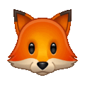 fox face on platform Telegram