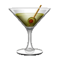 cocktail glass on platform Telegram