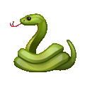snake on platform Telegram