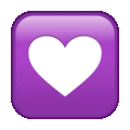 heart decoration on platform Telegram
