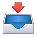 inbox tray on platform Telegram