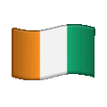 flag: Côte d’Ivoire on platform Telegram
