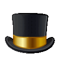 top hat on platform Telegram