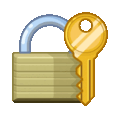 locked with key on platform Telegram