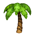 palm tree on platform Telegram