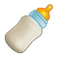 baby bottle on platform Telegram