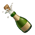 champagne on platform Telegram