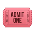 admission tickets on platform Telegram