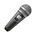 microphone on platform Telegram
