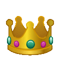 crown on platform Telegram