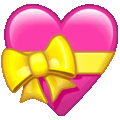 gift heart on platform Telegram