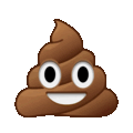 pile of poo on platform Telegram