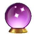 crystal ball on platform Telegram
