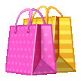 shopping bags on platform Telegram