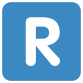 regional indicator R on platform Twitter