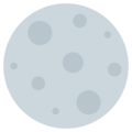 full moon on platform Twitter