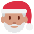 Santa Claus on platform Twitter
