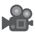 movie camera on platform Twitter