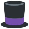 top hat on platform Twitter