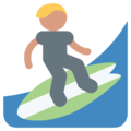 person surfing on platform Twitter