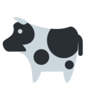 cow on platform Twitter
