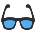 glasses on platform Twitter