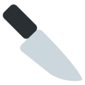 kitchen knife on platform Twitter