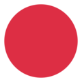 red circle on platform Twitter