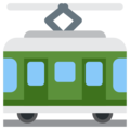 railway car on platform Twitter