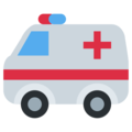 ambulance on platform Twitter
