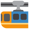 suspension railway on platform Twitter